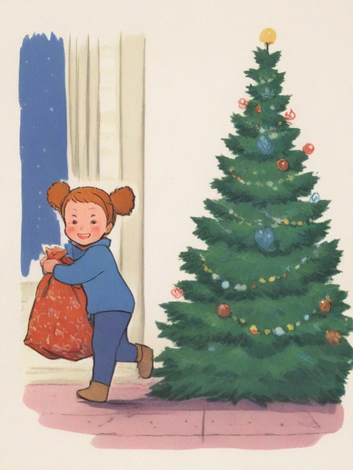 NYU55R,  christmas,  christmas tree on Tensor.Art