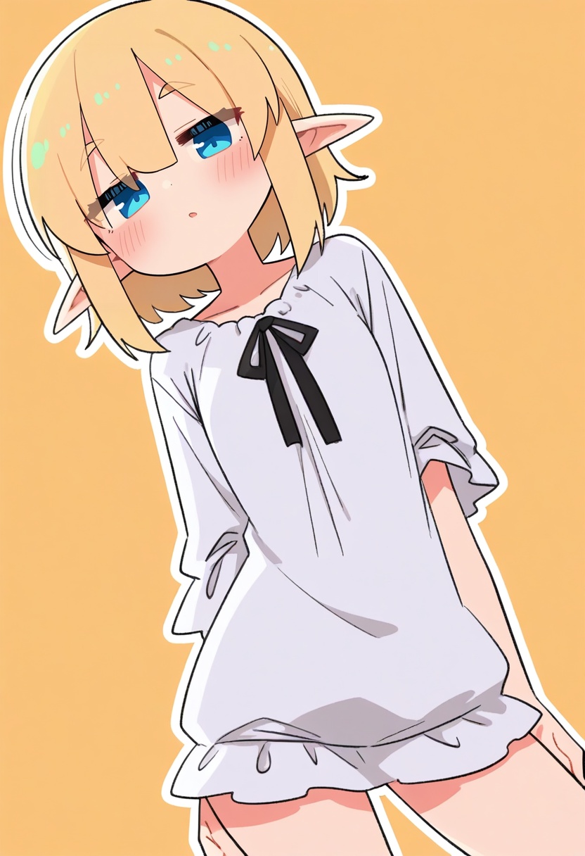 1girl,  elf,  rooking at viewer on Tensor.Art