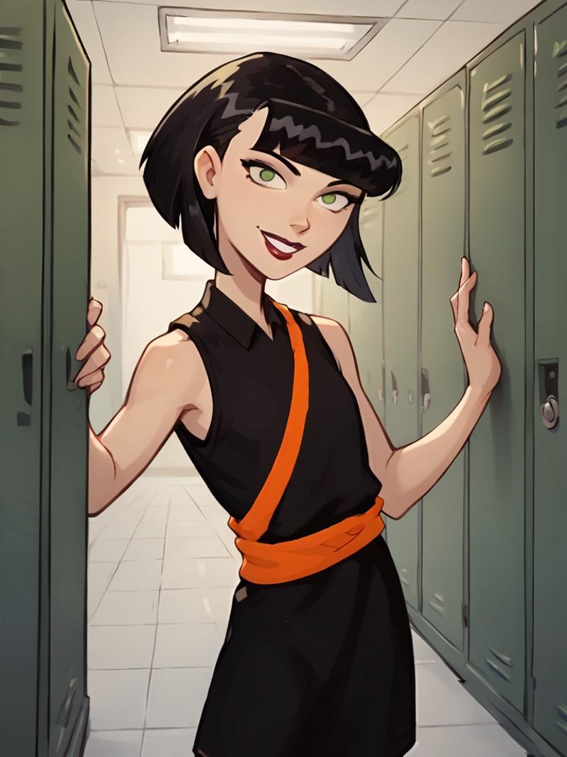 ingridthird,  1girl,  black hair on Tensor.Art