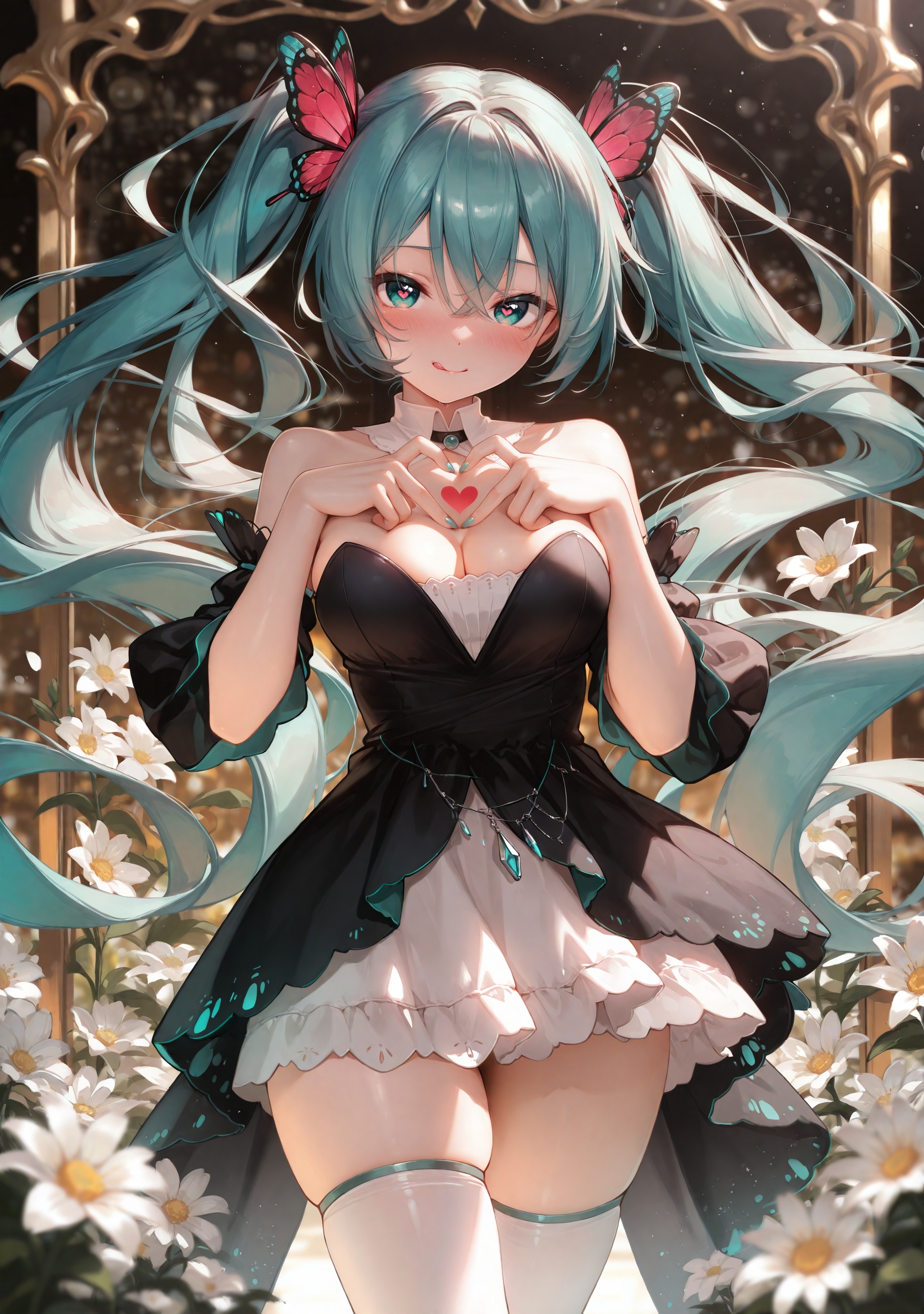 1girl,  hatsune miku,  solo on Tensor.Art