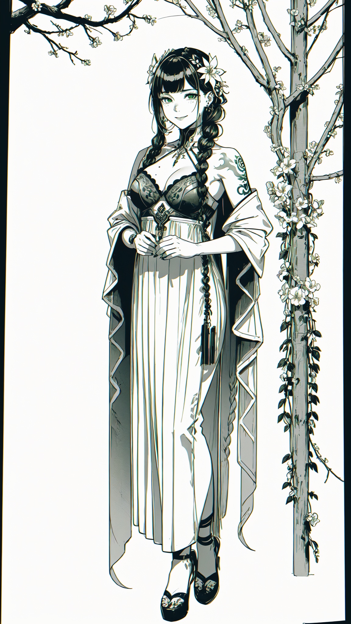 ceres fauna,  solo,  braid on Tensor.Art