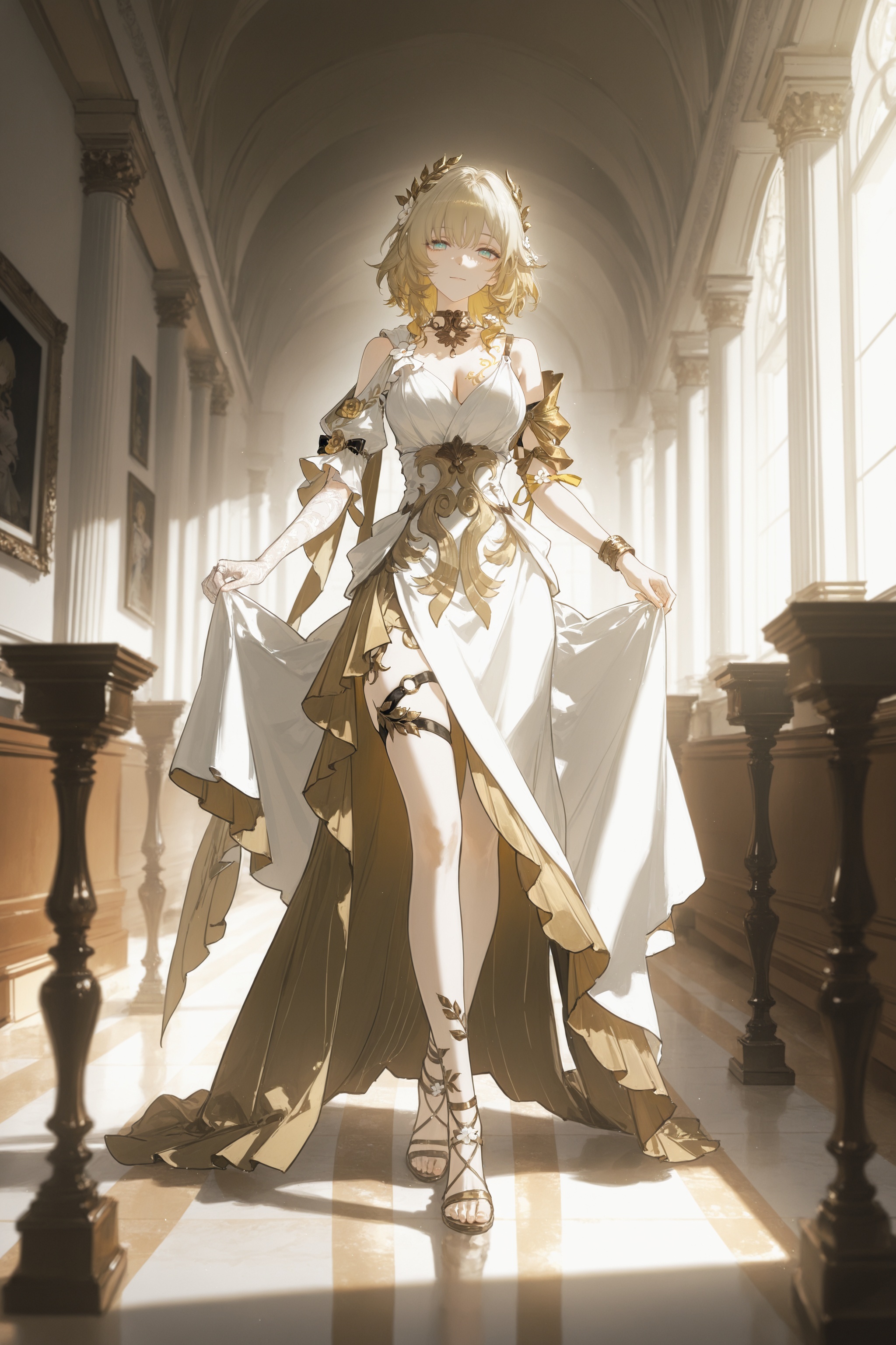 1girl,  solo,  aglaea \(honkai: star rail\) on Tensor.Art
