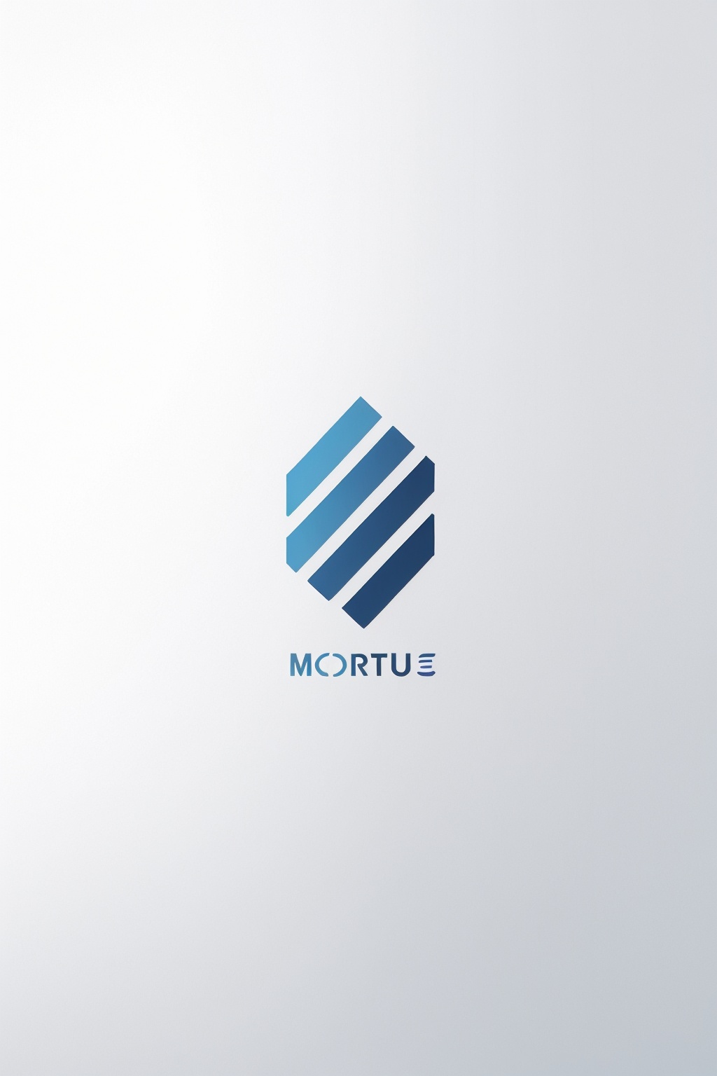 modernlogo Blue shape on white background <lora:logo3:0.8>