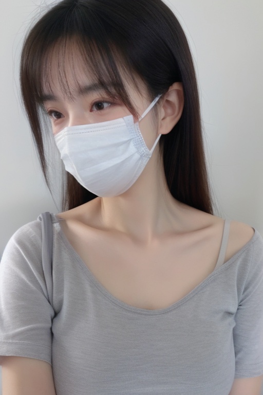1girl,  large breasts,  collarbone by 阿泽泽 on Tensor.Art