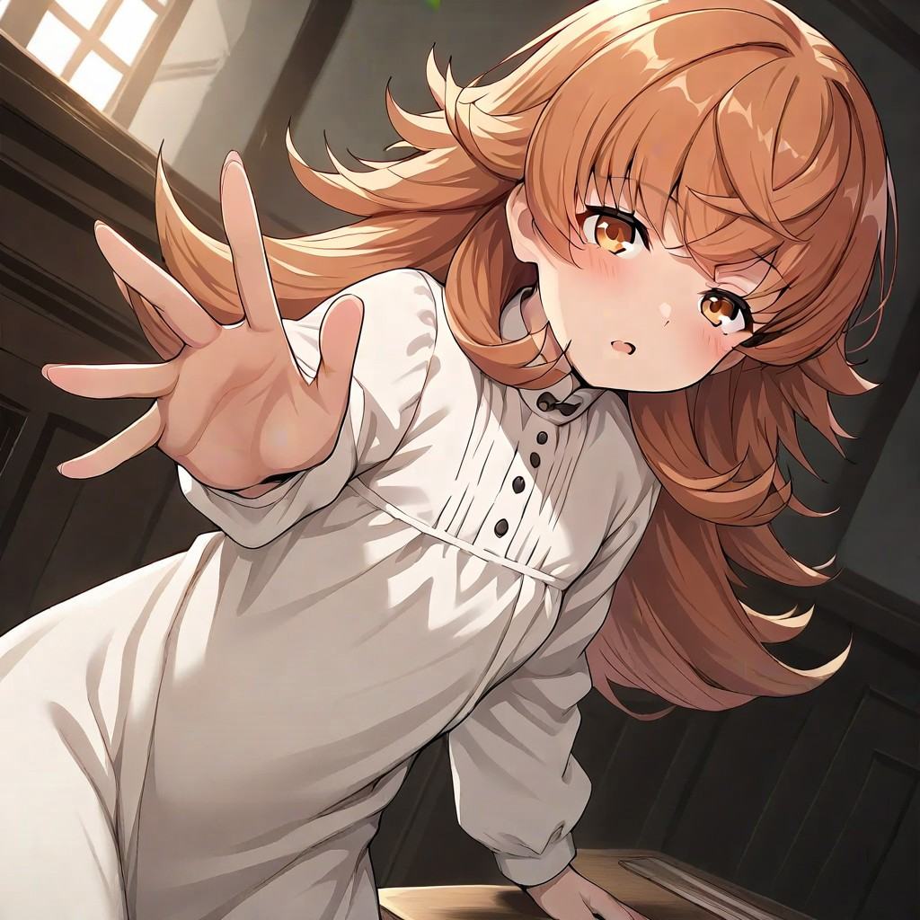JulieMT,  long hair,  brown hair on Tensor.Art