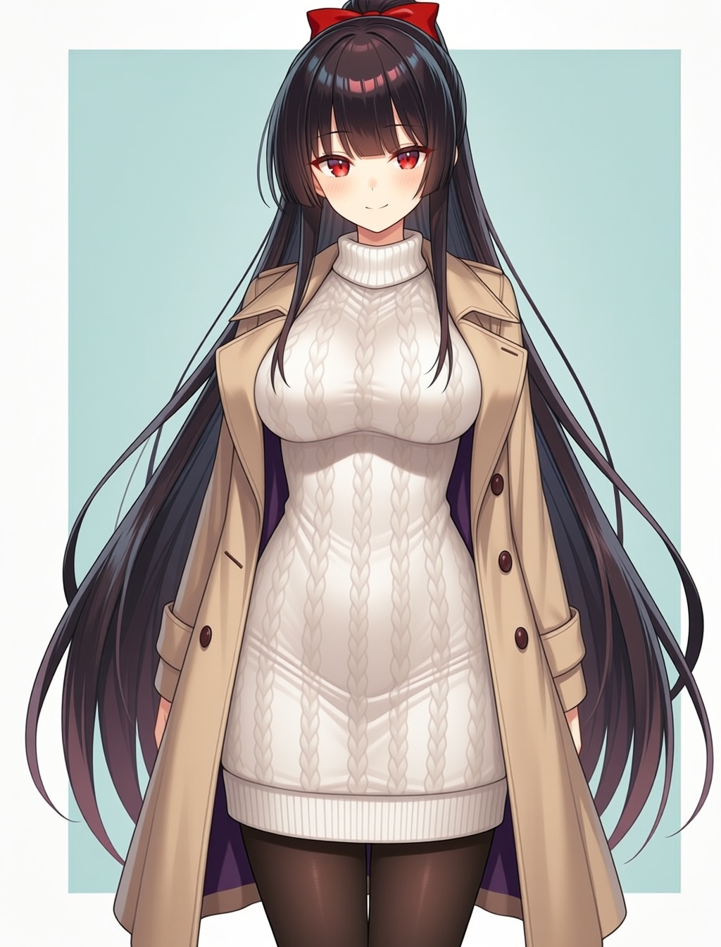 agano \(azur lane\),  1girl,  sweater dress on Tensor.Art