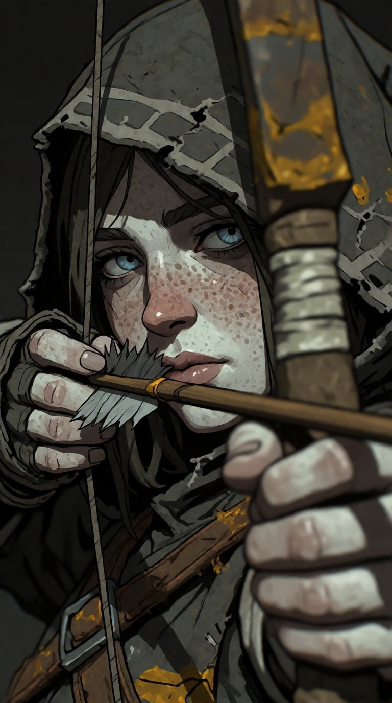 G0ld4r,  A close-up shot of a young,  pale-skinned person on Tensor.Art