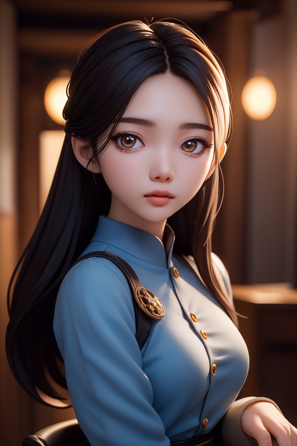 (best quality:1.4),(masterpiece:1.4),(photorealistic:1.4),(Realistic:1.2),(ultra high res, raw photo:1.4),(hdr, hyperdetailed:1.2),(8K:1.2),cinematic photo 1girl,(chibi:1.1),