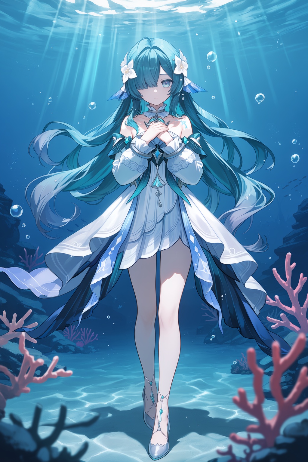 vodyanitsagenshin,  1girl,  solo on Tensor.Art