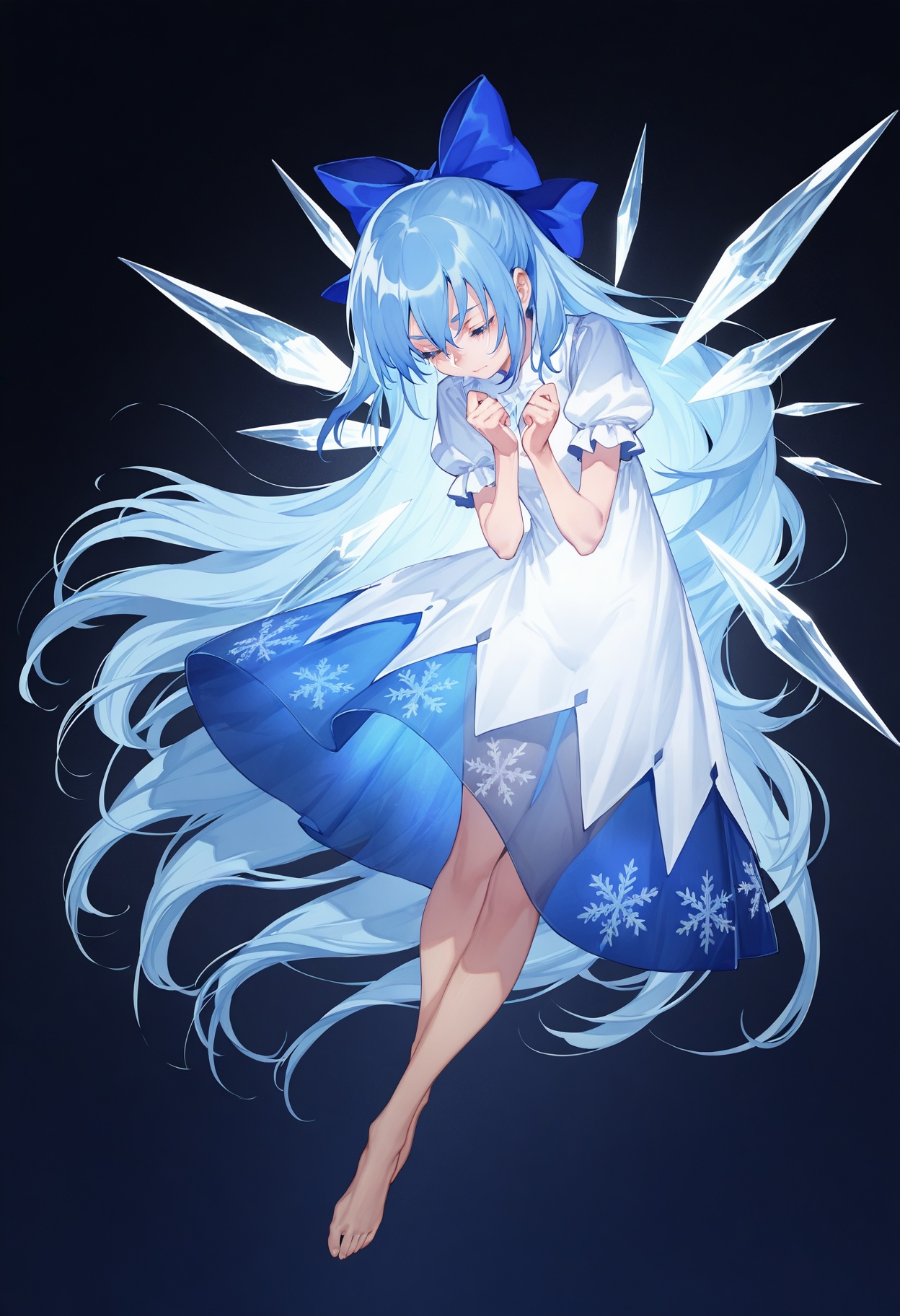cirno,  touhou,  1girl on Tensor.Art