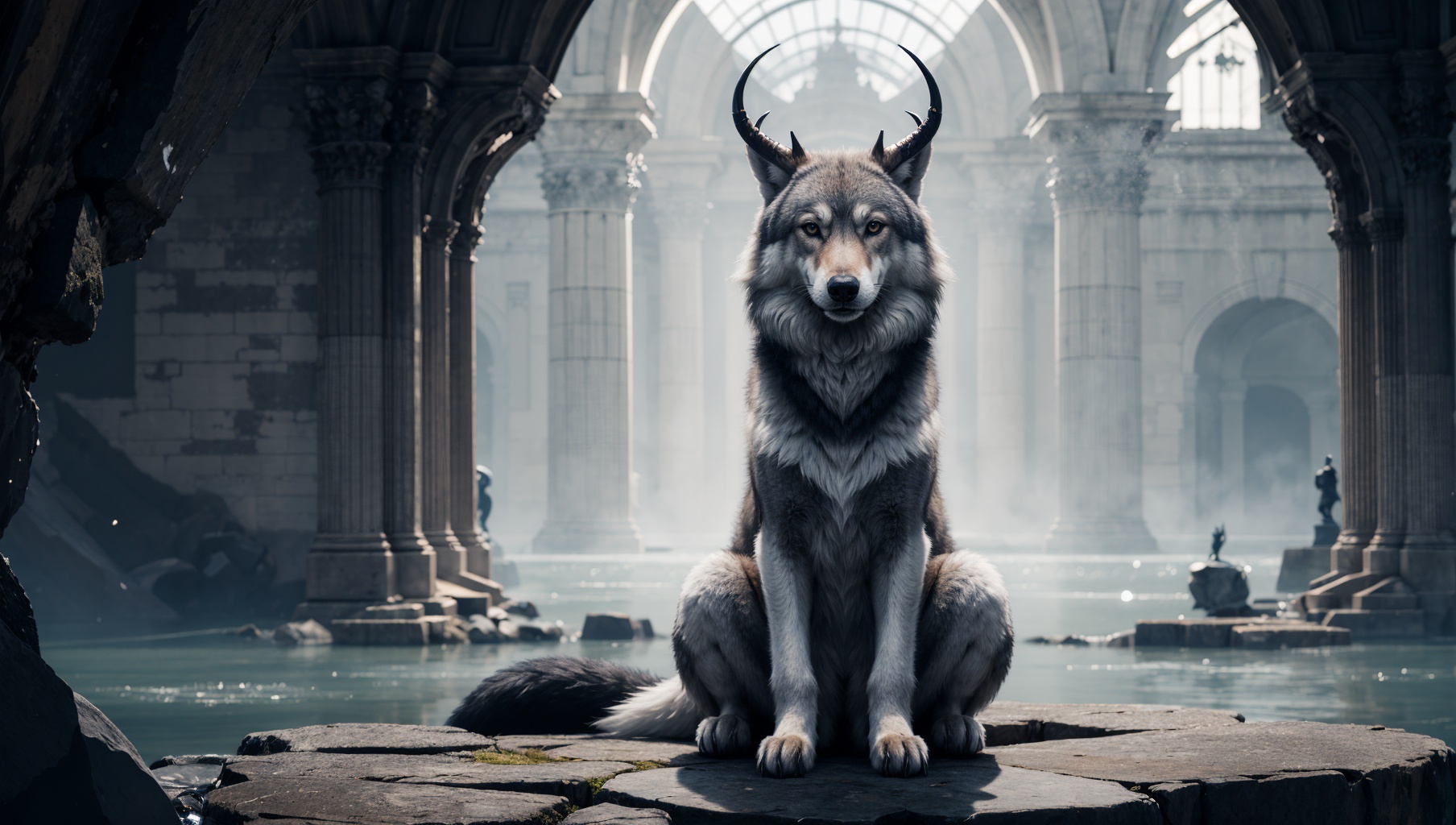 Craft an unparalleled 32K UHD photograph,  a masterpiece set in a mesmerizing fantasy realm. Central to this domain,  a 19...