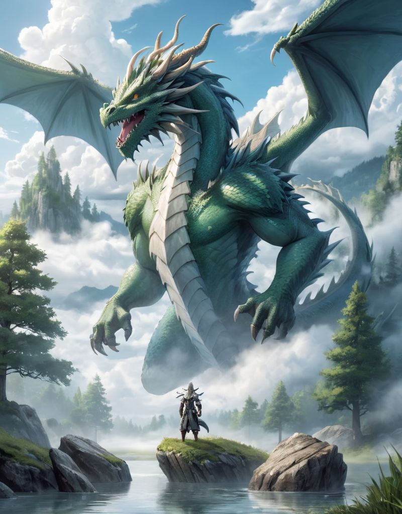 highres,  best quality,  dragon on Tensor.Art