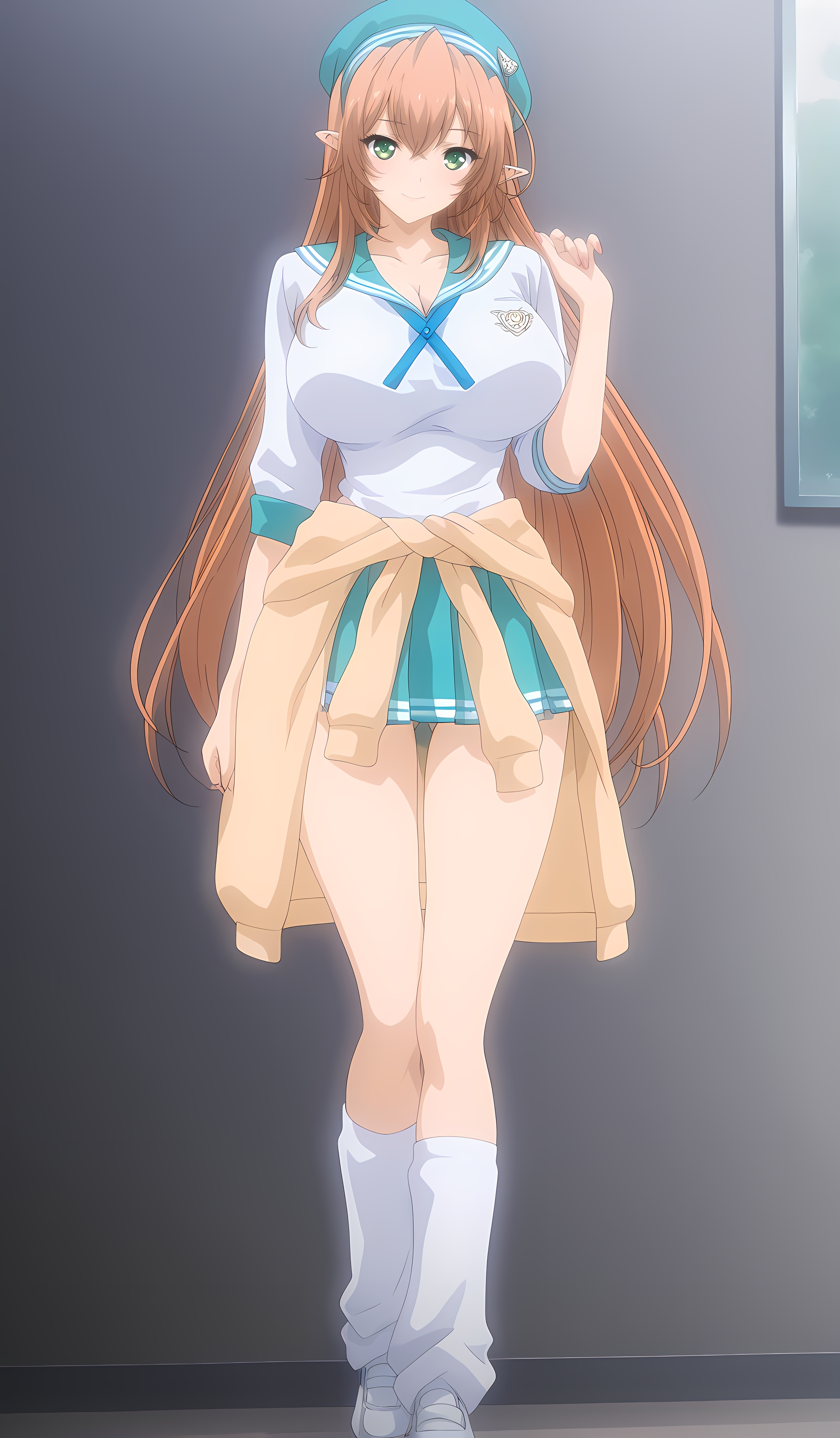 kuon-aoe-lovexholic,  1girl,  1skirt on Tensor.Art