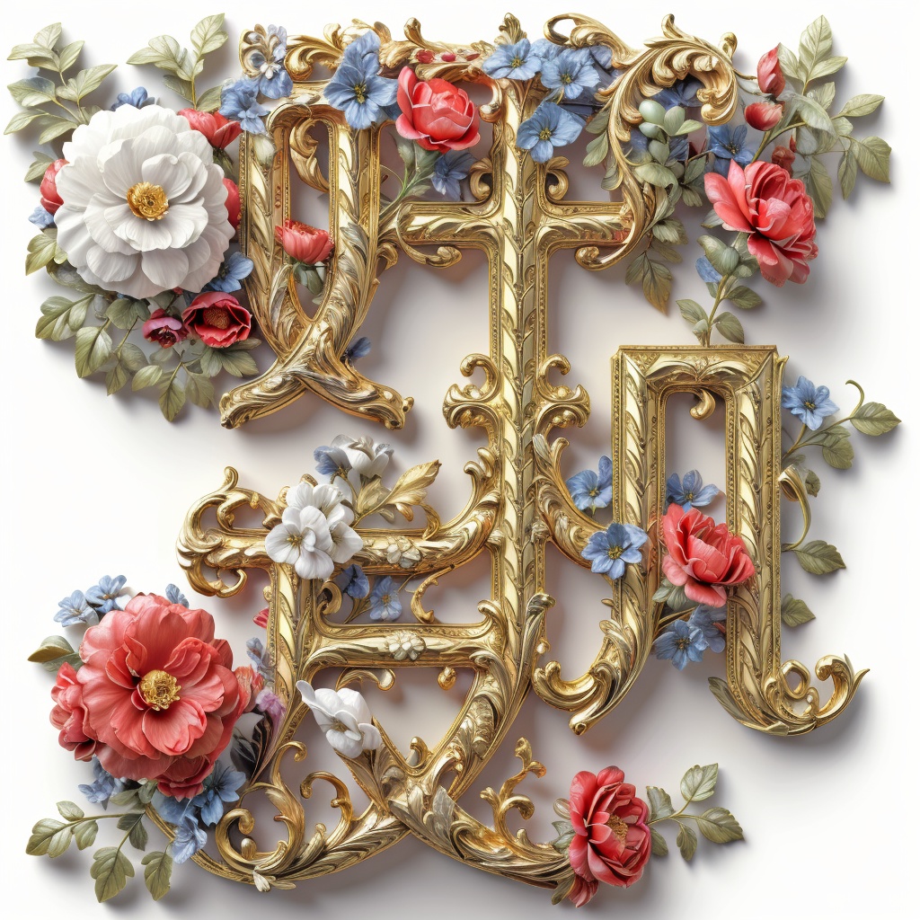 (small RED Flower),carving,((rococo style)),gilding,masterpiece,best quality,<lora:hjyflowertext2--000012:0.66>,(white background:1.5),simple background,