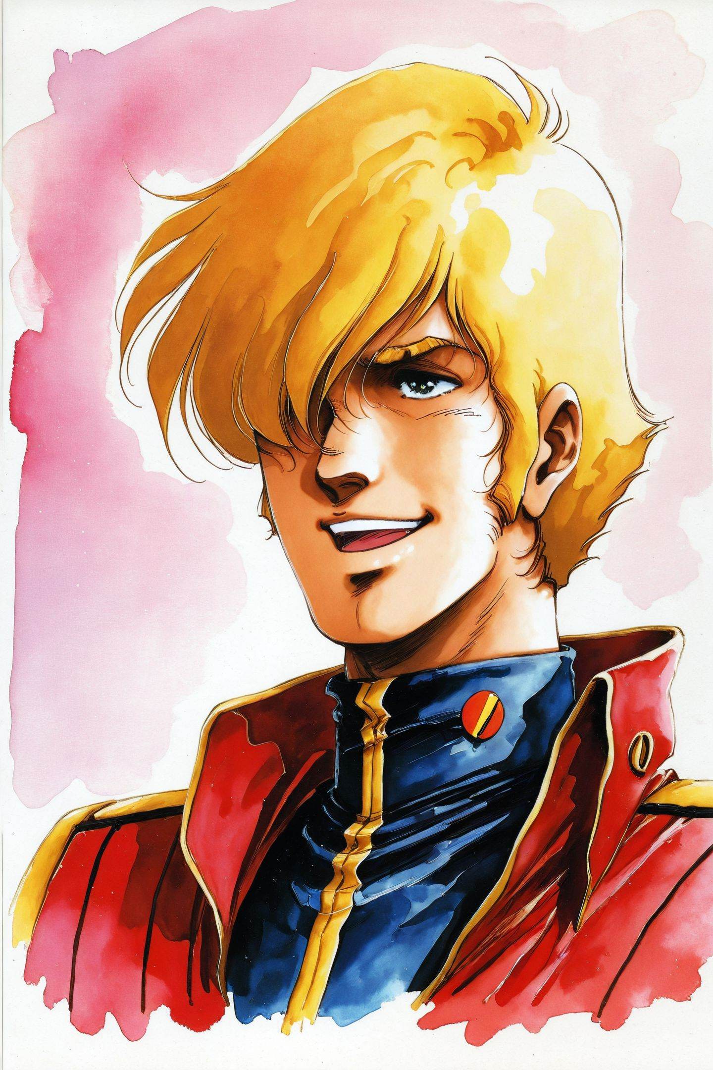 Haruhiko Mikimoto Style,  Roy Focker,  1boy on Tensor.Art