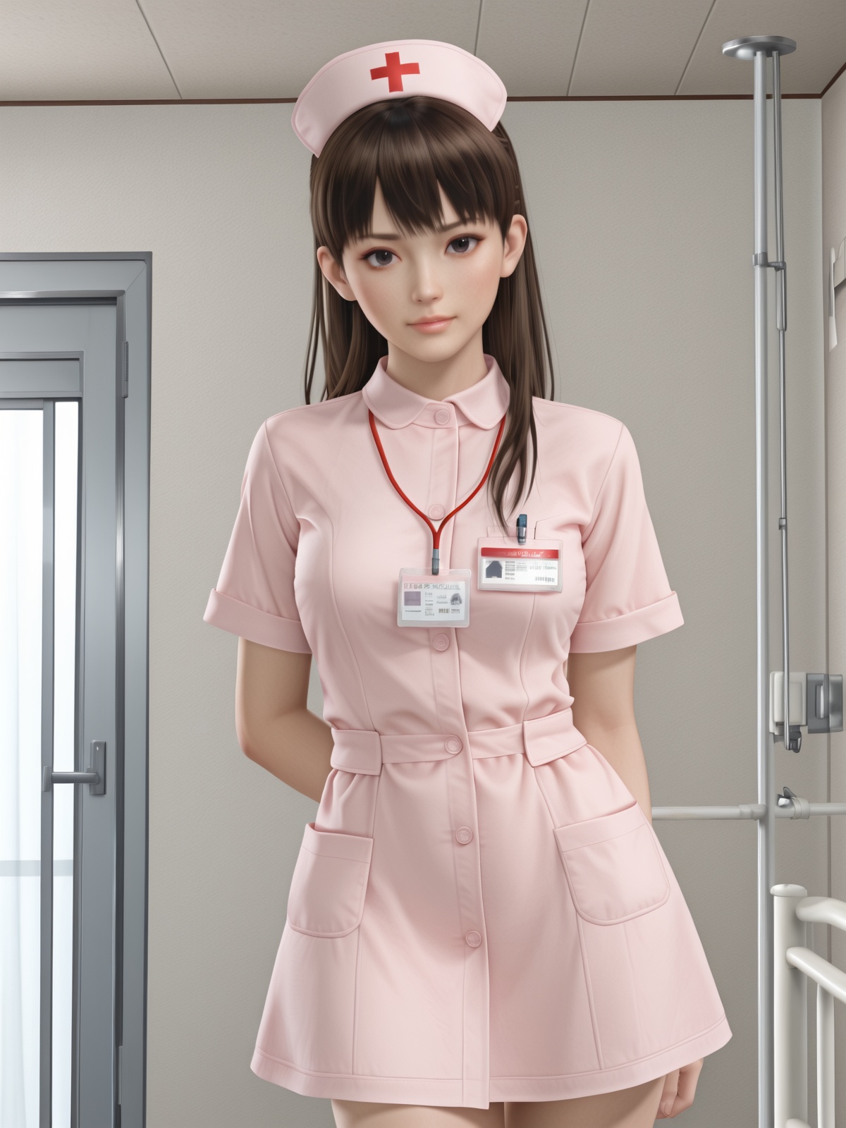 lei fang \(doax vv\),  nurse,  cowboy shot on Tensor.Art