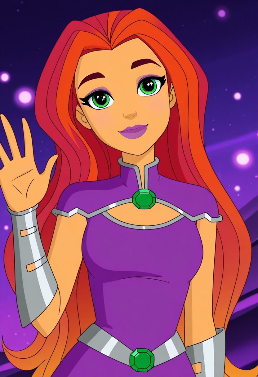 Starfire,  solo,  female on Tensor.Art