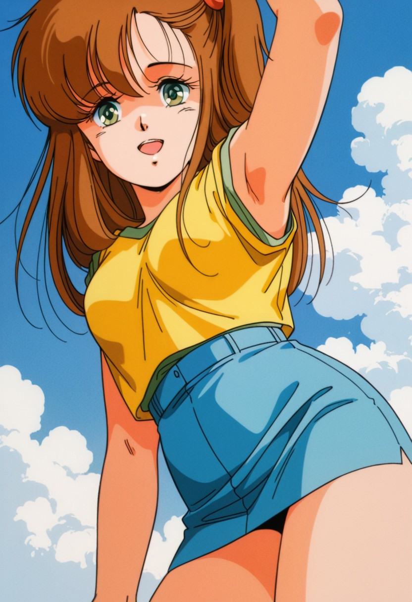 masterpiece,  best quality,  1980s retro anime style on Tensor.Art