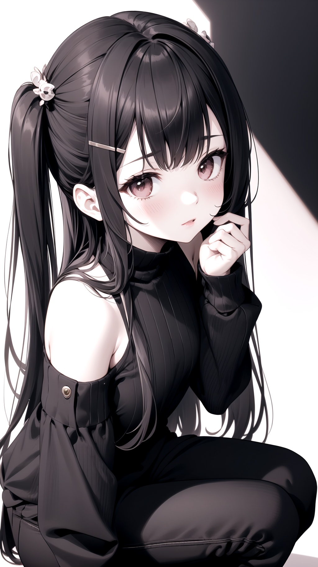 1girl,  solo,  long hair on Tensor.Art