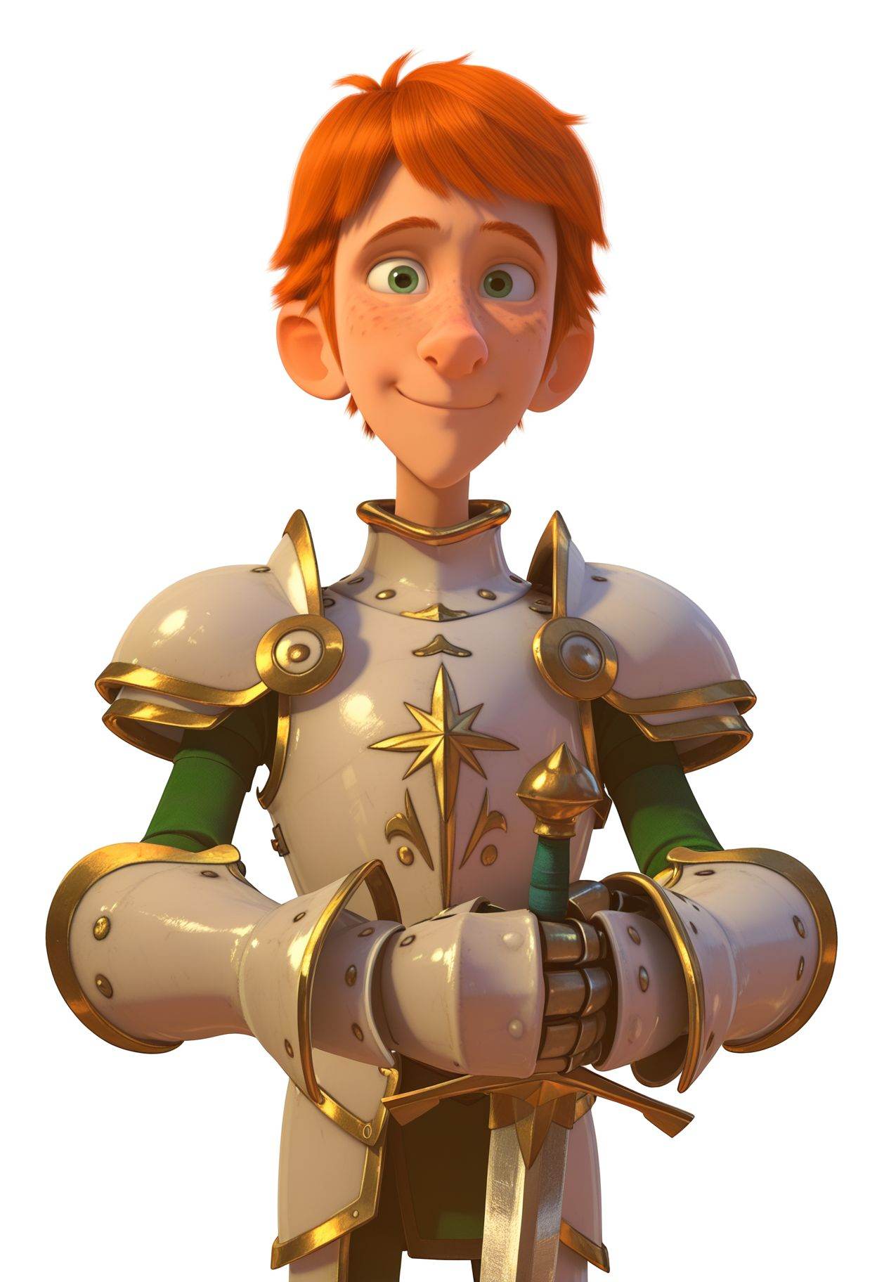 justin,  1boy,  orange hair on Tensor.Art