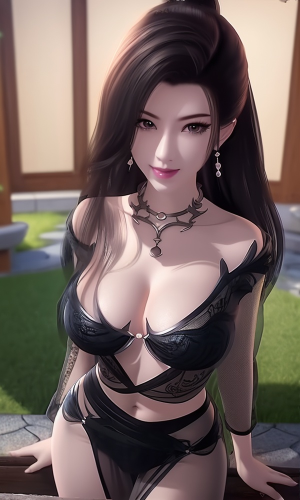 (,1girl, ,best quality, ),looking at viewer, <lora:416-DA-天行九歌-潮女妖睡衣V2:0.8> ,ultra detailed background,ultra detailed background,ultra realistic 8k cg,, ,masterpiece, (( , )),, , , hyper blossom,    (cleavage), (), ,, 