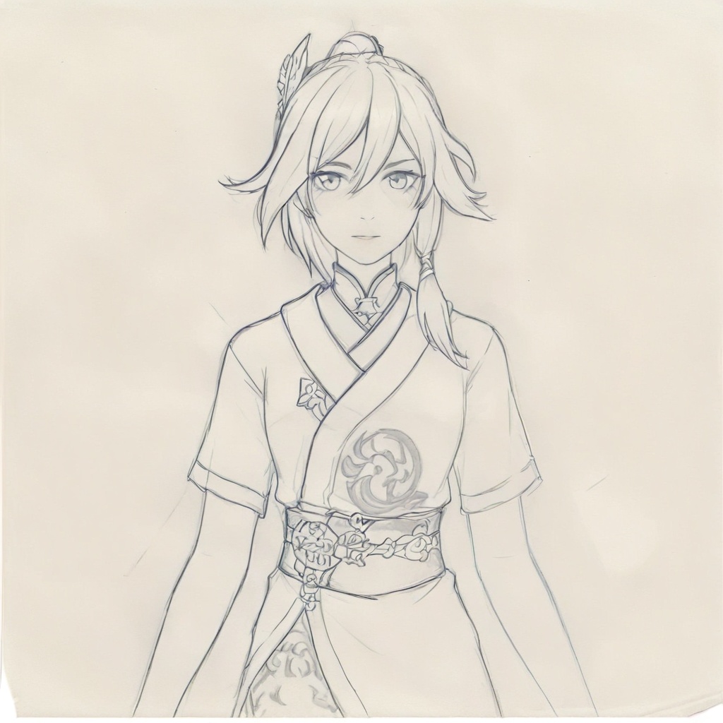 artist:houcuogu, houcuogu_style, monochrome, traditional media, sketch  fu_hua, fu_hua cgver, bangs<lora:个人风格-光辉:0.8>,<lora:符华-全装甲-测试-Illustrious-XL :0.8>