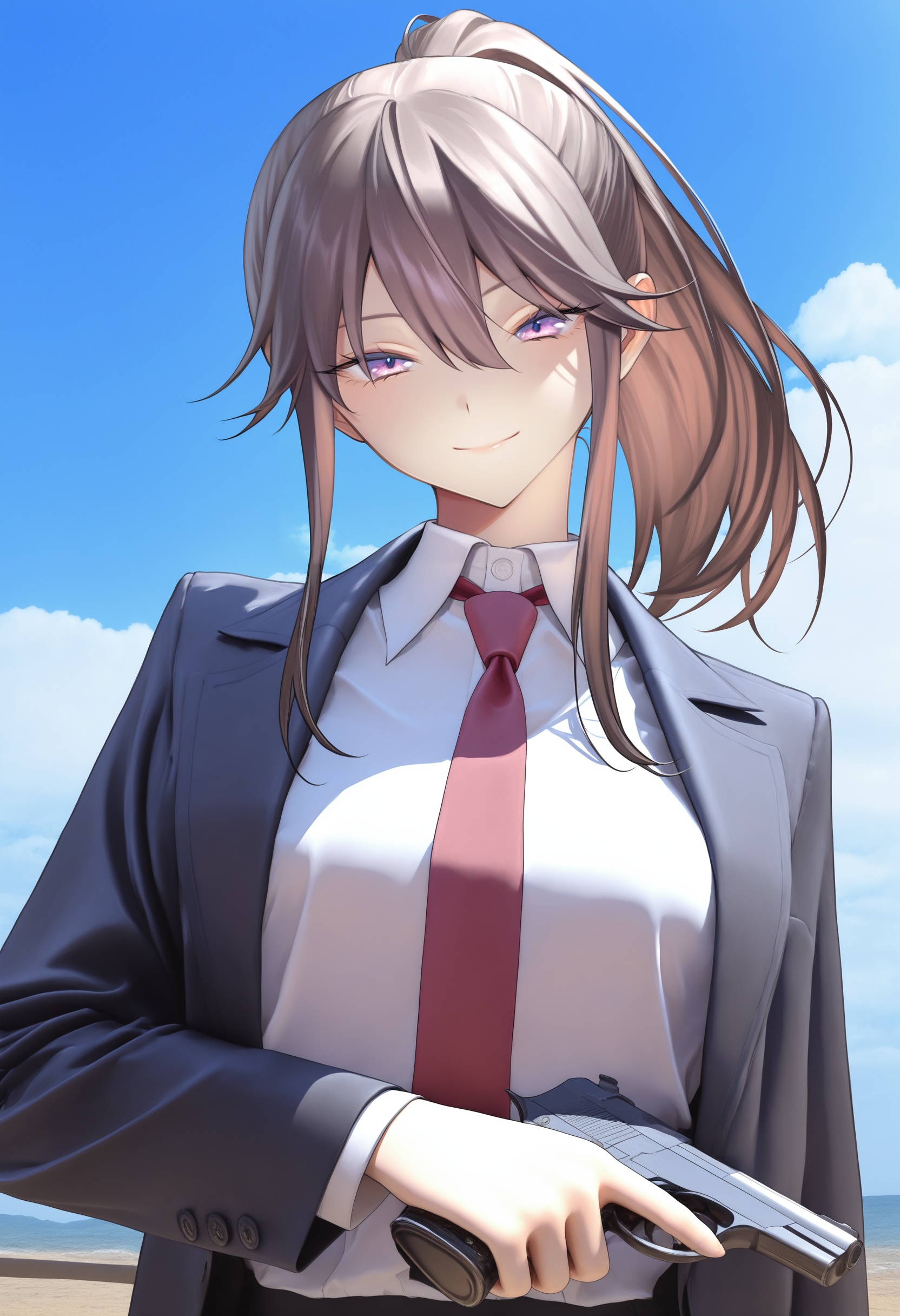 1girl,  solo,  upper body on Tensor.Art