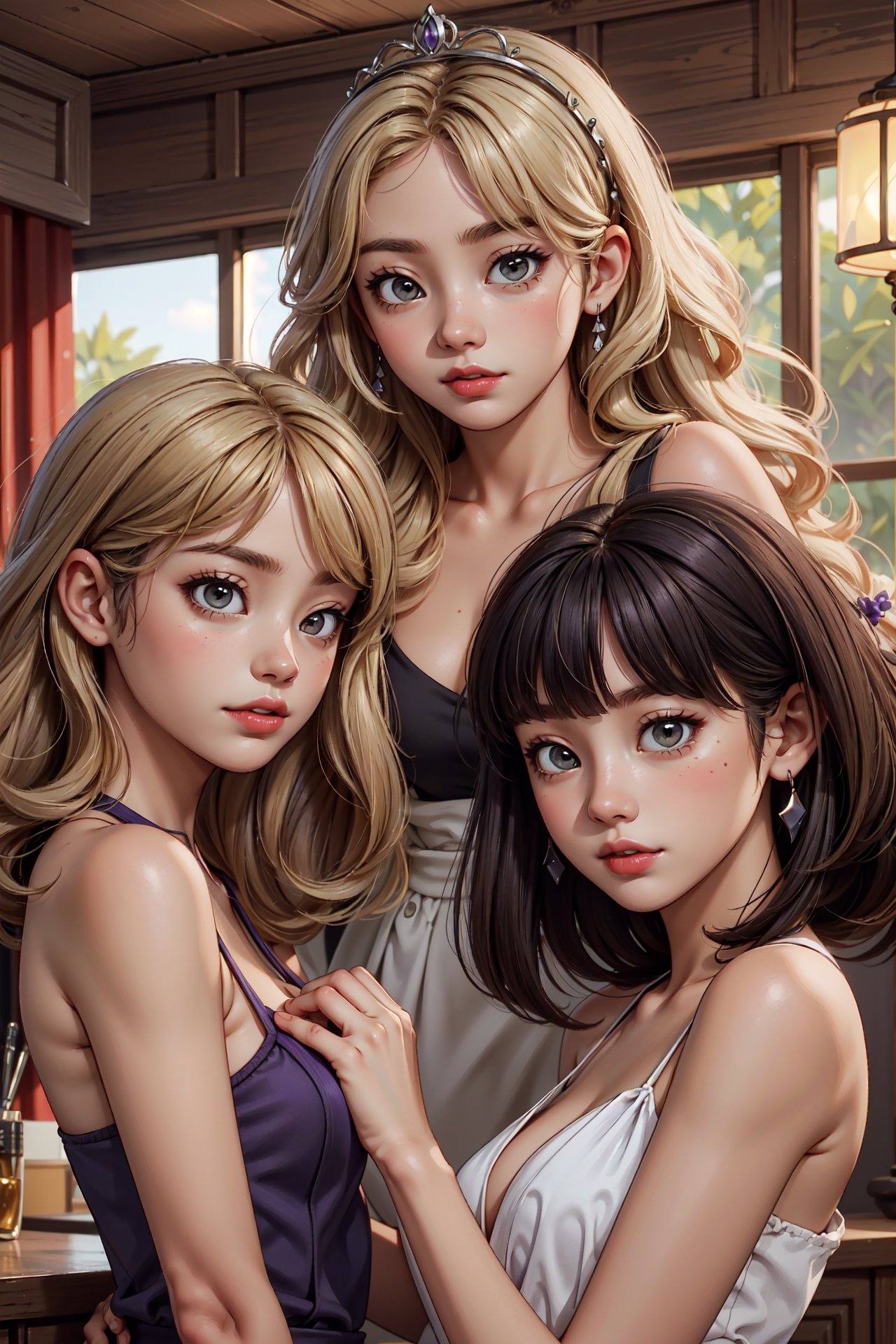 4girls,  masterpiece,  high quality on Tensor.Art