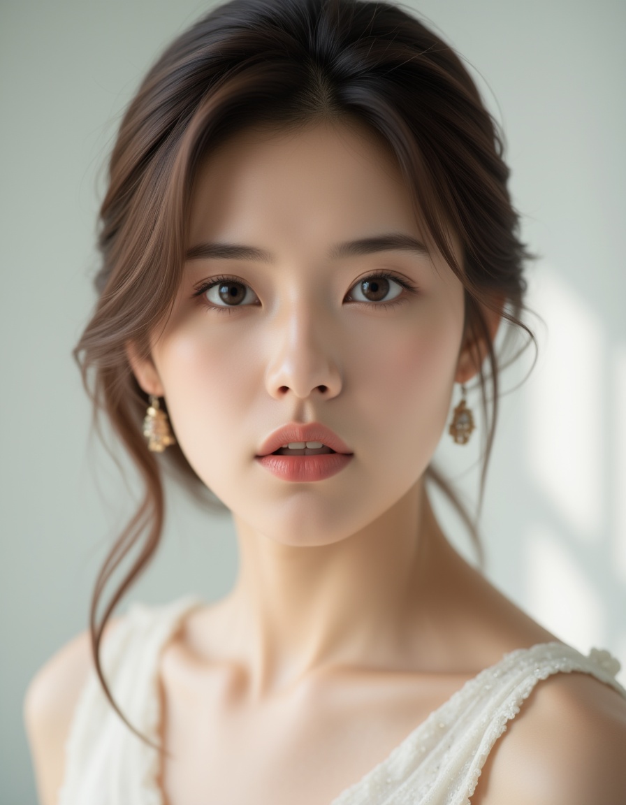 best quality,  masterpiece,  raw photo of a female in white dress on Tensor.Art
