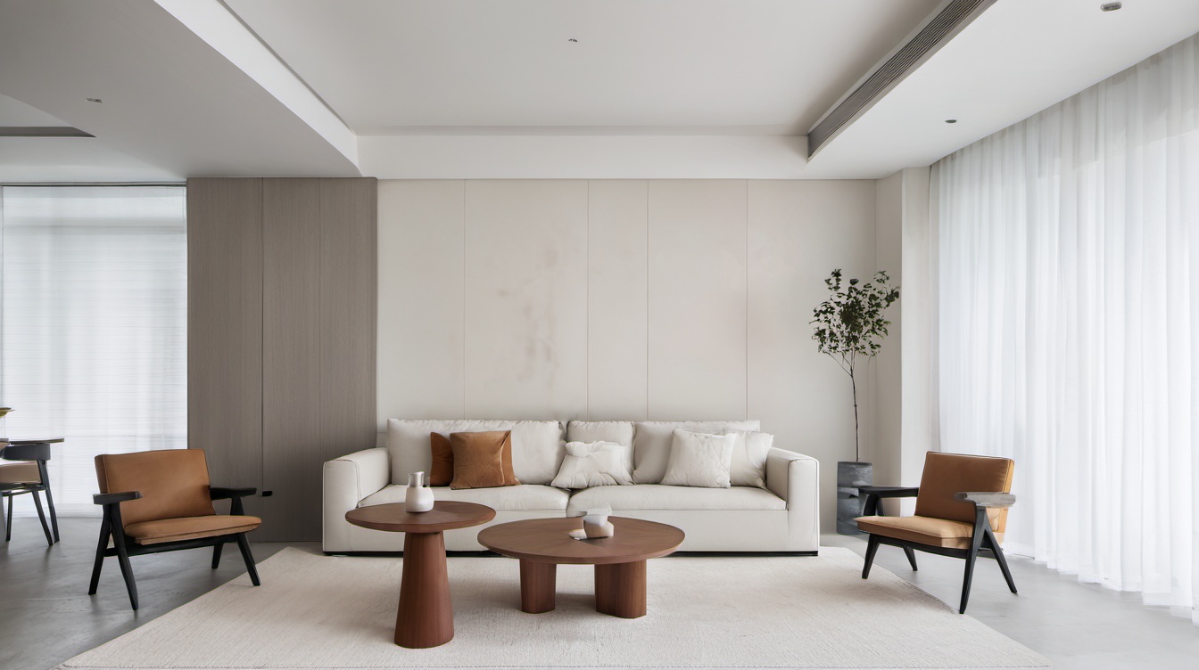 <lora:xiandaijijian XL2.0:0.6>,xiandai,jijian,indoor,floor,couch,curtains,table,chair,available light,cup,plant,vase,incredibly absurdres,realistic,