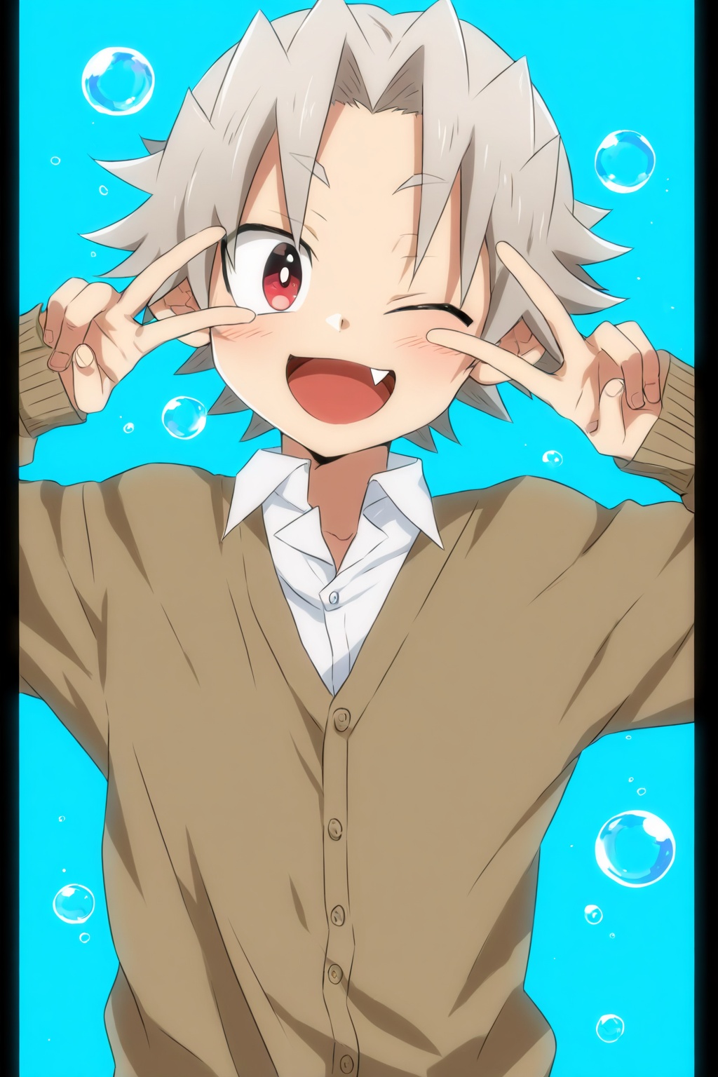maoshantailang,  1boy,  spike hair on Tensor.Art