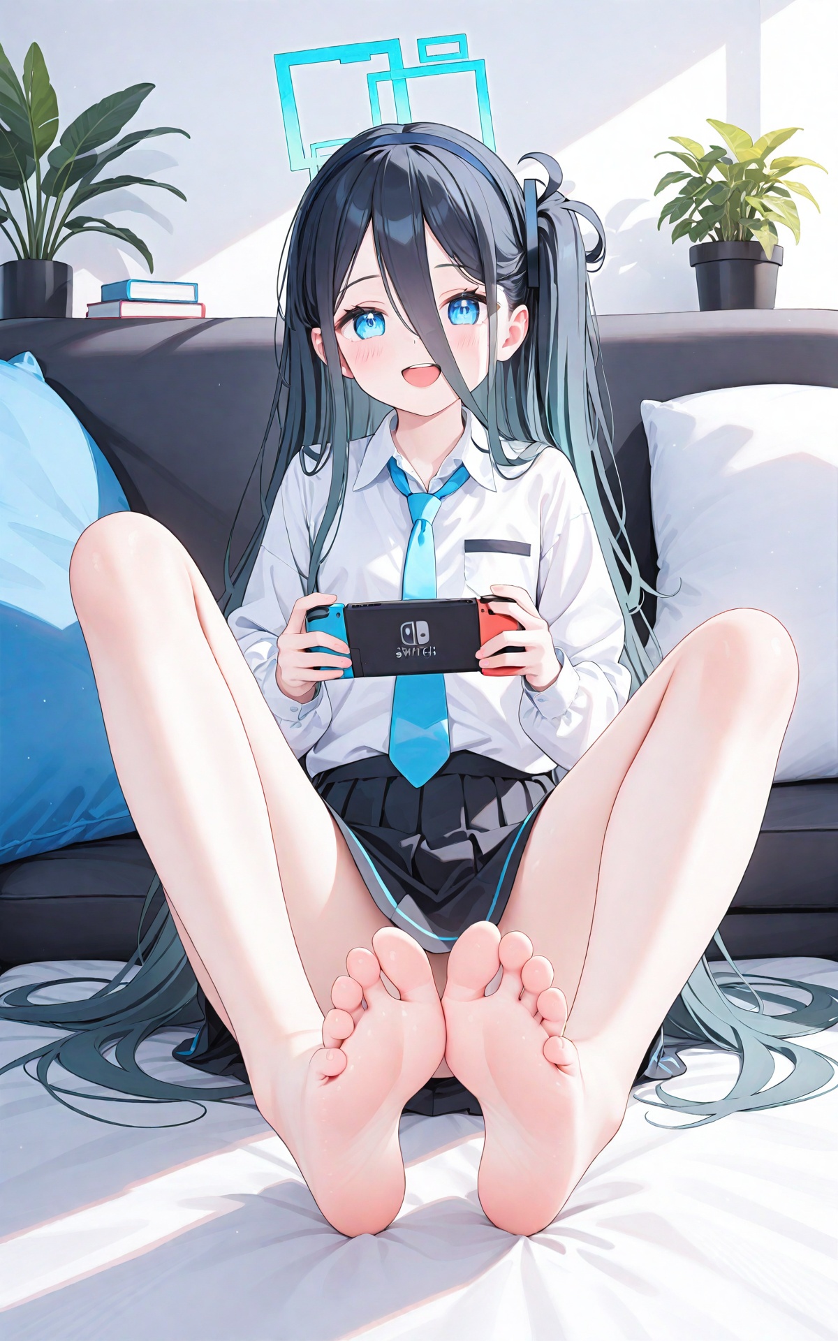 high quality,  1girl,  aris (blue archive) on Tensor.Art
