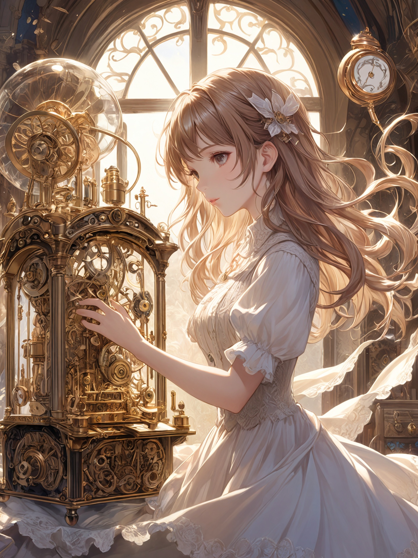 1girl,  novel illustration,  (official art) on Tensor.Art