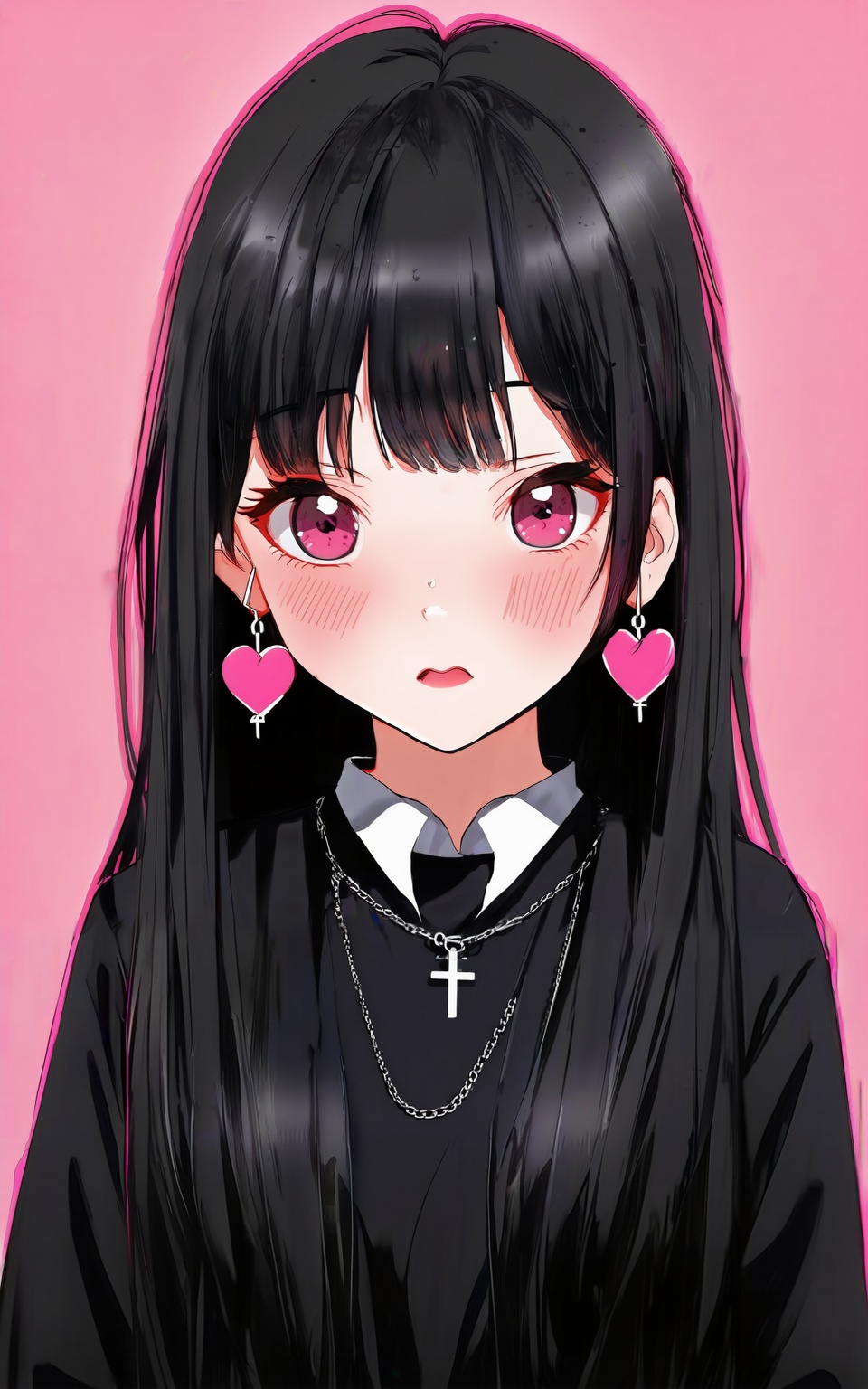 anime style,  1girl,  long hair on Tensor.Art