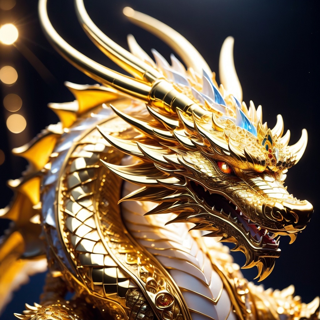 ChineseDragon,no humans,horns,dragon,scales,gold dragon,<lora:ChineseDragon_v1:1>,