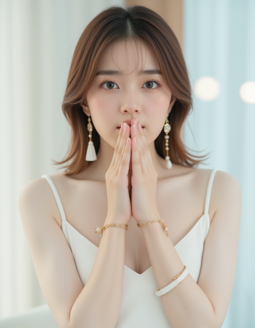 best quality,  masterpiece,  raw photo of a female in white dress on Tensor.Art