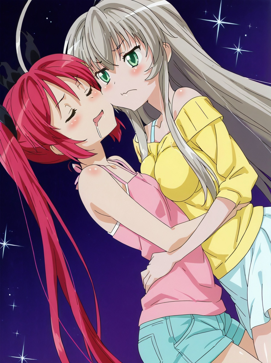 haiyore,  2girls,  nyaruko on Tensor.Art
