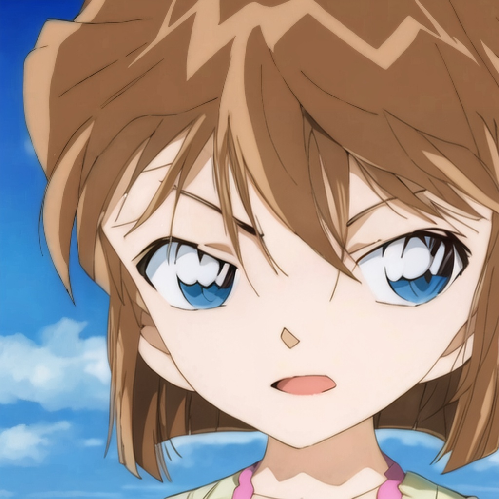 <lora:huiiyuanai1.0:1>,1girl,little_girl,underage,light brown hair,blue eyes,