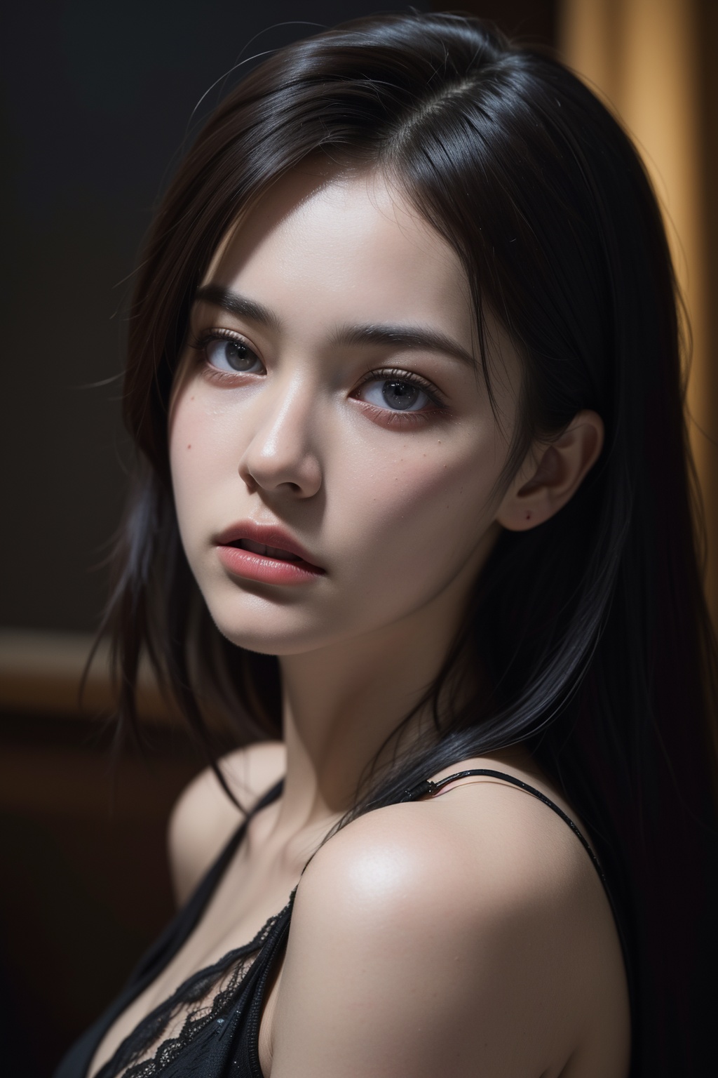 (best quality:1.4),(masterpiece:1.4),(photorealistic:1.4),(ultra high res, raw photo:1.4),(hdr, hyperdetailed:1.2),1girl,dramatic lighting,