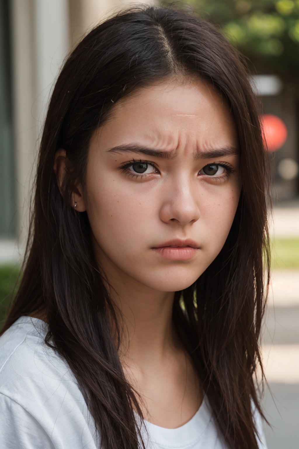 photo of a 18 year old girl,  angry,  annoyed on Tensor.Art