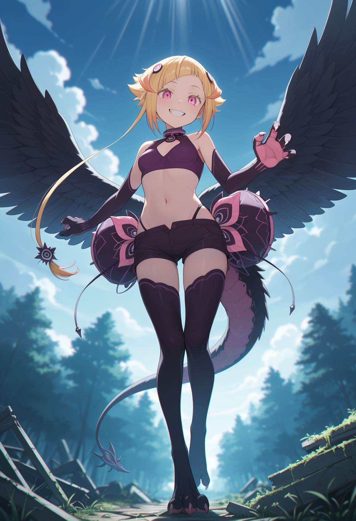 capella_emeralda_luganica,  1girl,  solo on Tensor.Art