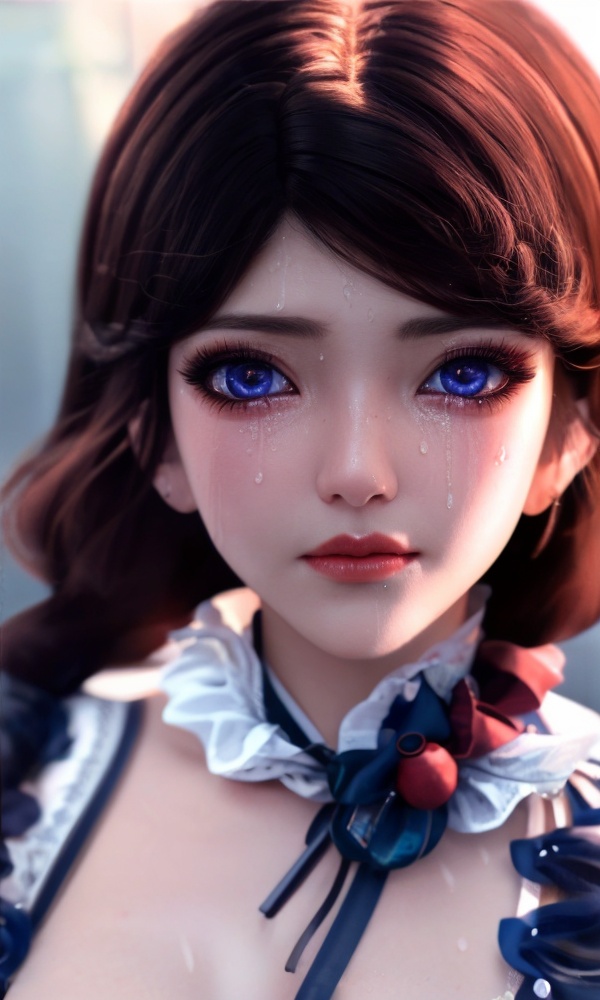 (,1girl, ,best quality, )<lora:365-DA-梦塔·雪谜城-艾妙妙:0.8>,,ultra detailed background,ultra detailed background,ultra realistic 8k cg,  ,masterpiece, (( , )), ultra realistic 8k cg, ,tamari \(flawless\),  crying with eyes open,    ,eyelashes,magic,hydrokinesis,sweat, wet, rain, ,       (()), (),
