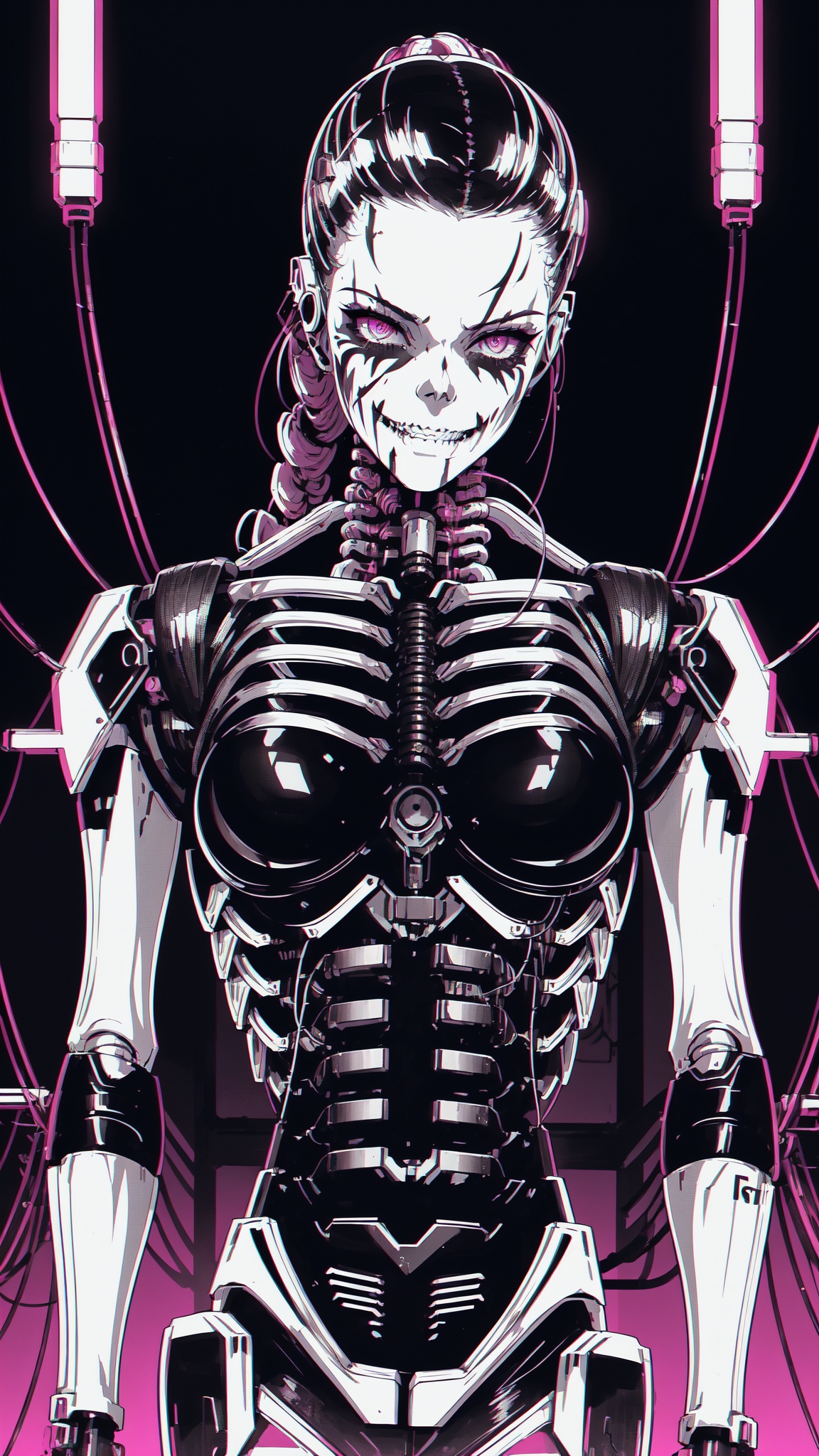 1girl,  walk,  skeleton on Tensor.Art