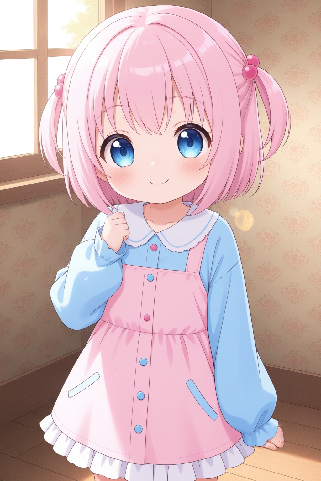 (wallpaper,huge filesize,lens flare,8k),solo,1girl,cute girl,little_girl,loli,child,kawaii,smile,