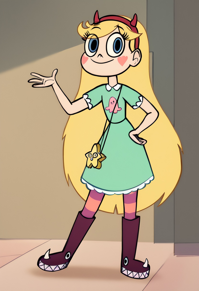 starbutterfly,  blonde hair,  1girl on Tensor.Art