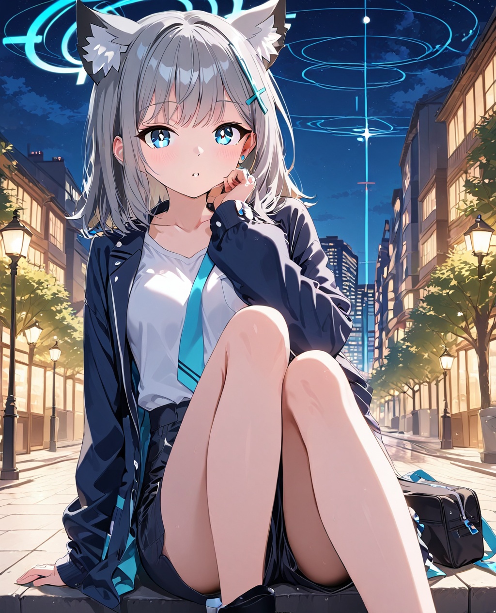 1girl,  animal ears,  solo by user_894877950686551298 on Tensor.Art