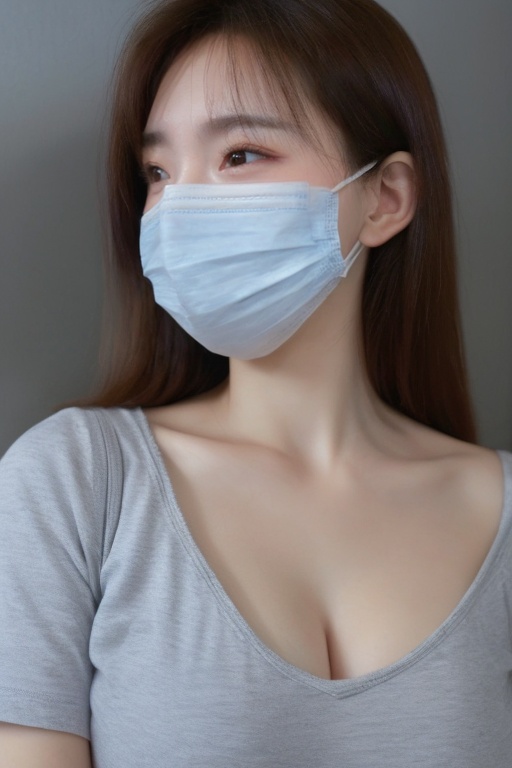 1girl,  large breasts,  collarbone on Tensor.Art