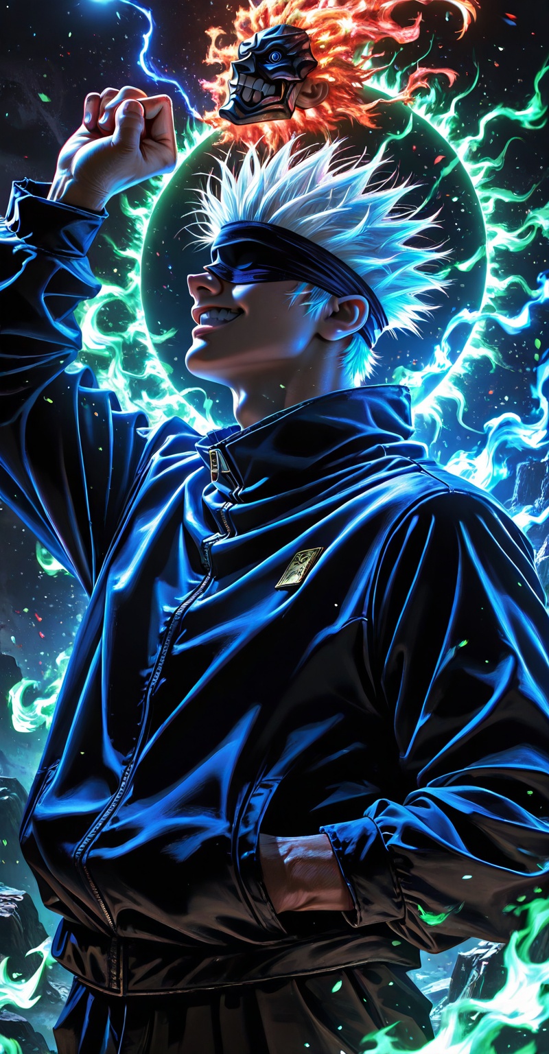 1boy,  neon,  masterpiece on Tensor.Art