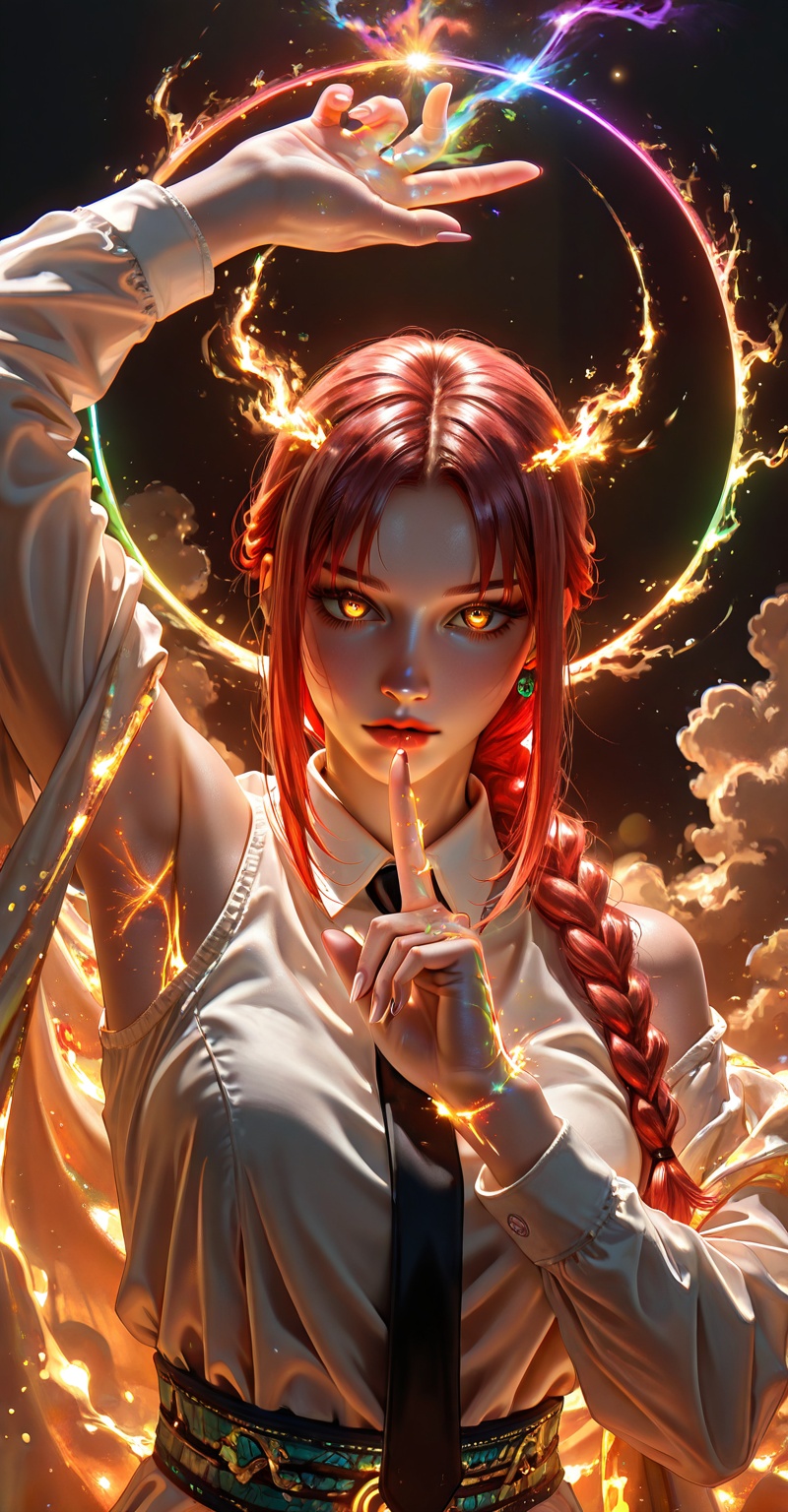 1girl,  solo,  makima (Chainsaw Man) on Tensor.Art