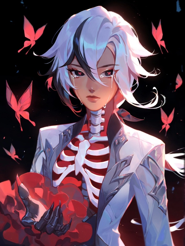 se3,  skeleton,  1girl on Tensor.Art